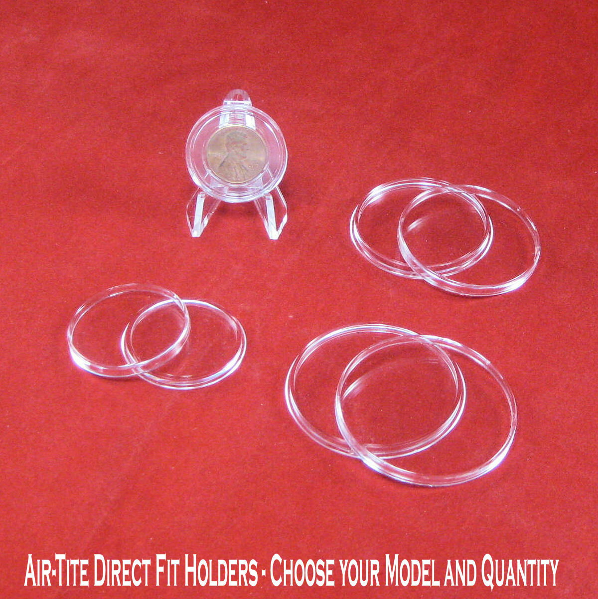 Airtite Brand Coin Holder Capsules – Choose Your Direct Fit Model and Quantity