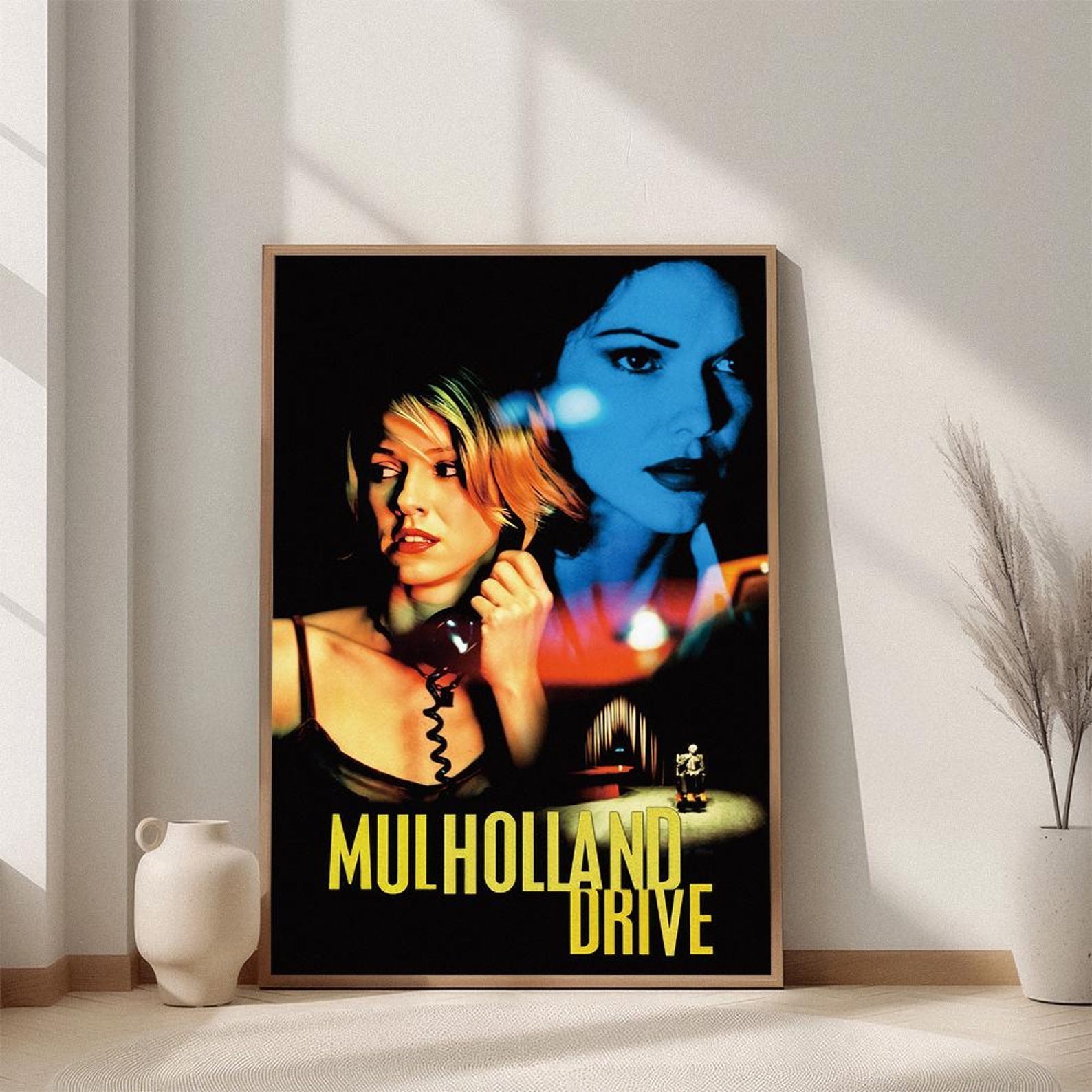 Mulholland Drive Movie Poster Print – David Lynch Neo-Noir Film Wall Art