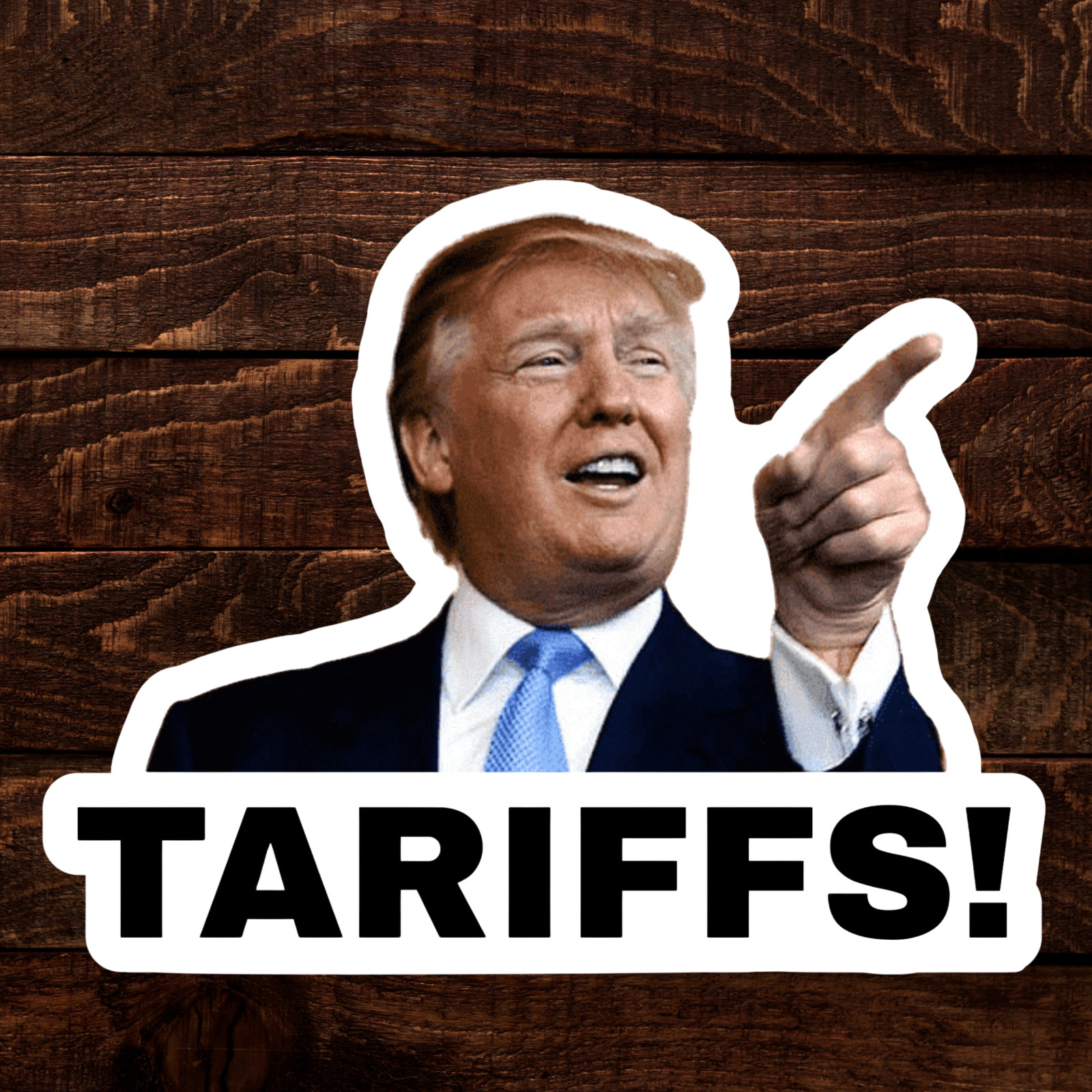 Trump Stickers TARIFFS Gas Pump Waterproof Vinyl GLOSSY MATTE NEW 1/10/25/50/100