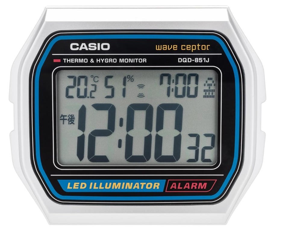 [Brand New] CASIO DQD-851J-8JF Digital Alarm Clock – High Visibility LCD