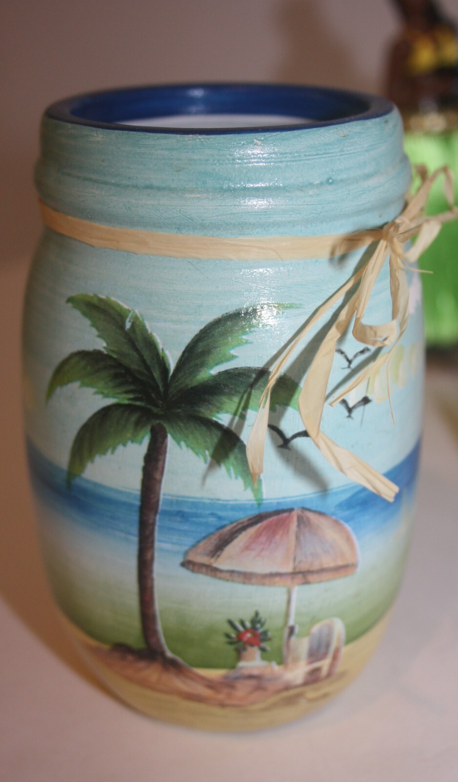 Palm Tree Lot Beach Party Ornaments Vase