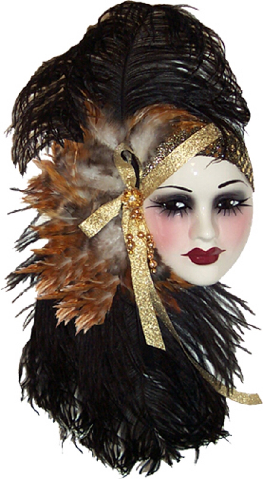 Unique Creations Lady Face Mask Wall Hanging Decor – NEW IN BOX
