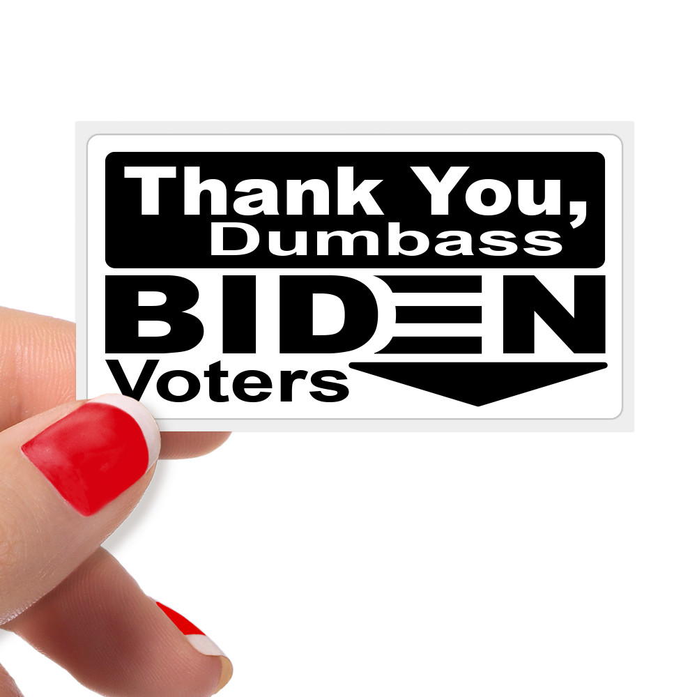 “Thank You Biden Voters” 25-250 Pack Stickers IMPEACH Anti Joe Biden Sucks Prank