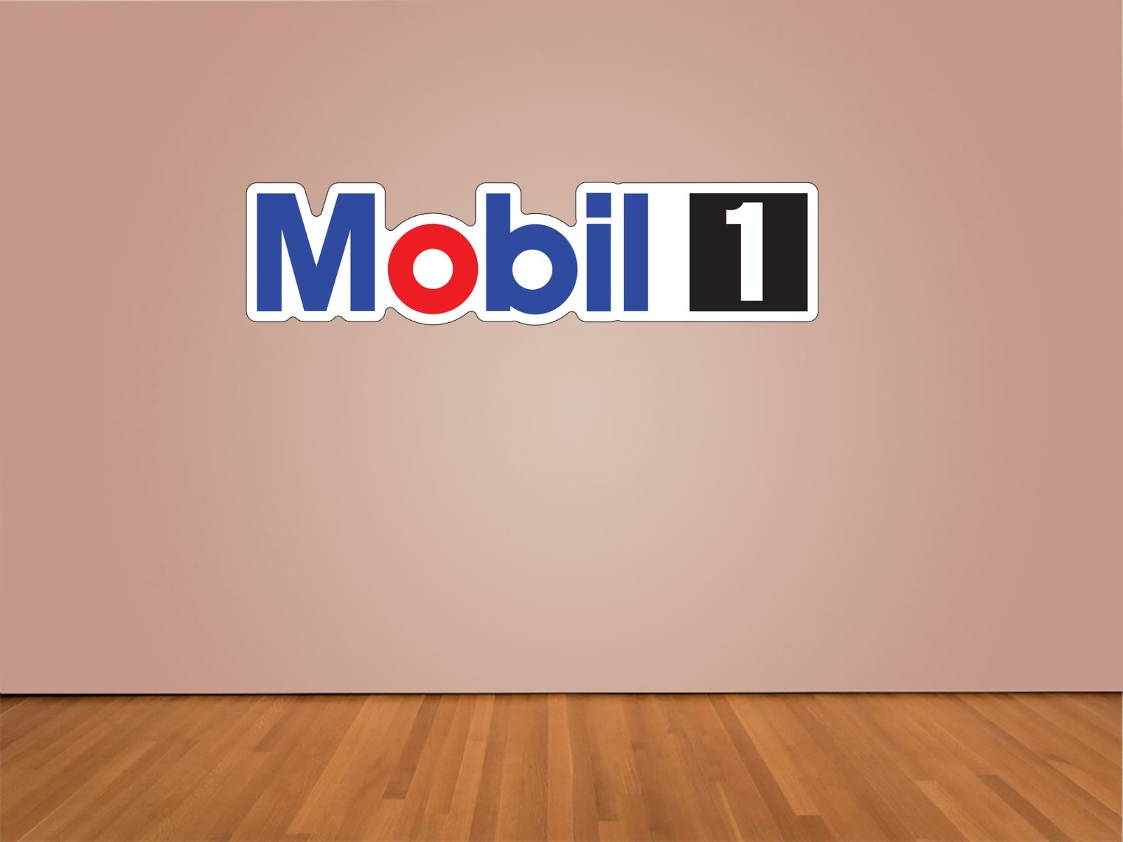 Mobil1 Oil Racing Indoor Wall Vinyl Decal Sticker 5″-52″ Mobil 1 mobilgas gas
