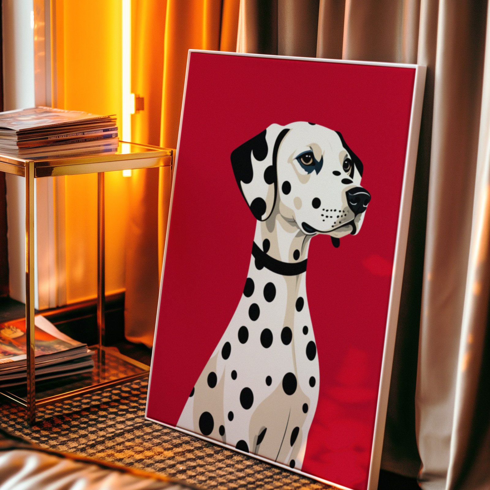 Dalmatian Poster Dog Print Funky Home Decor Boys Room Wall Art Nursery Wall Art