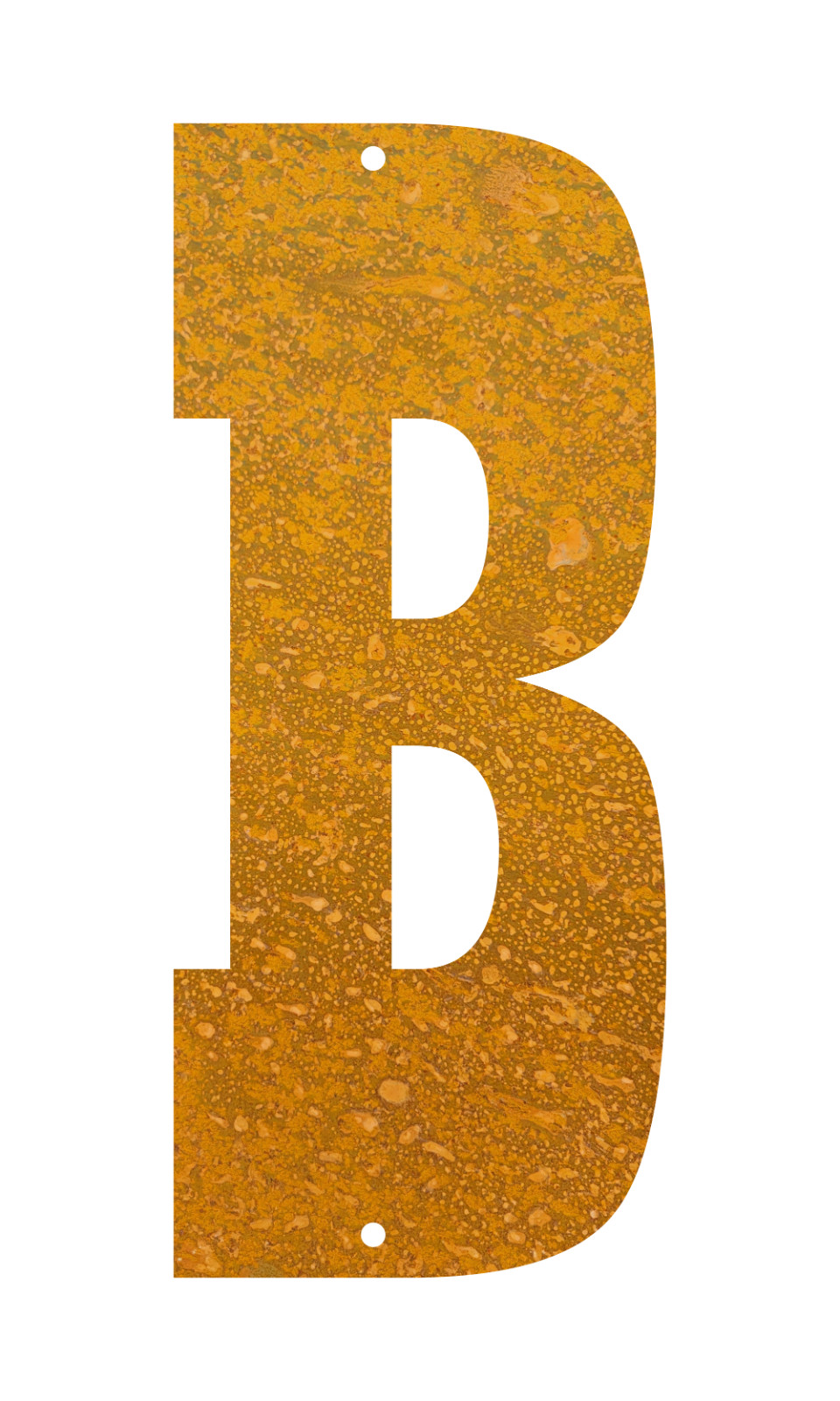 Western Barn Steel Metal Letters & Numbers – 6inch Modern Antique Rustic Décor
