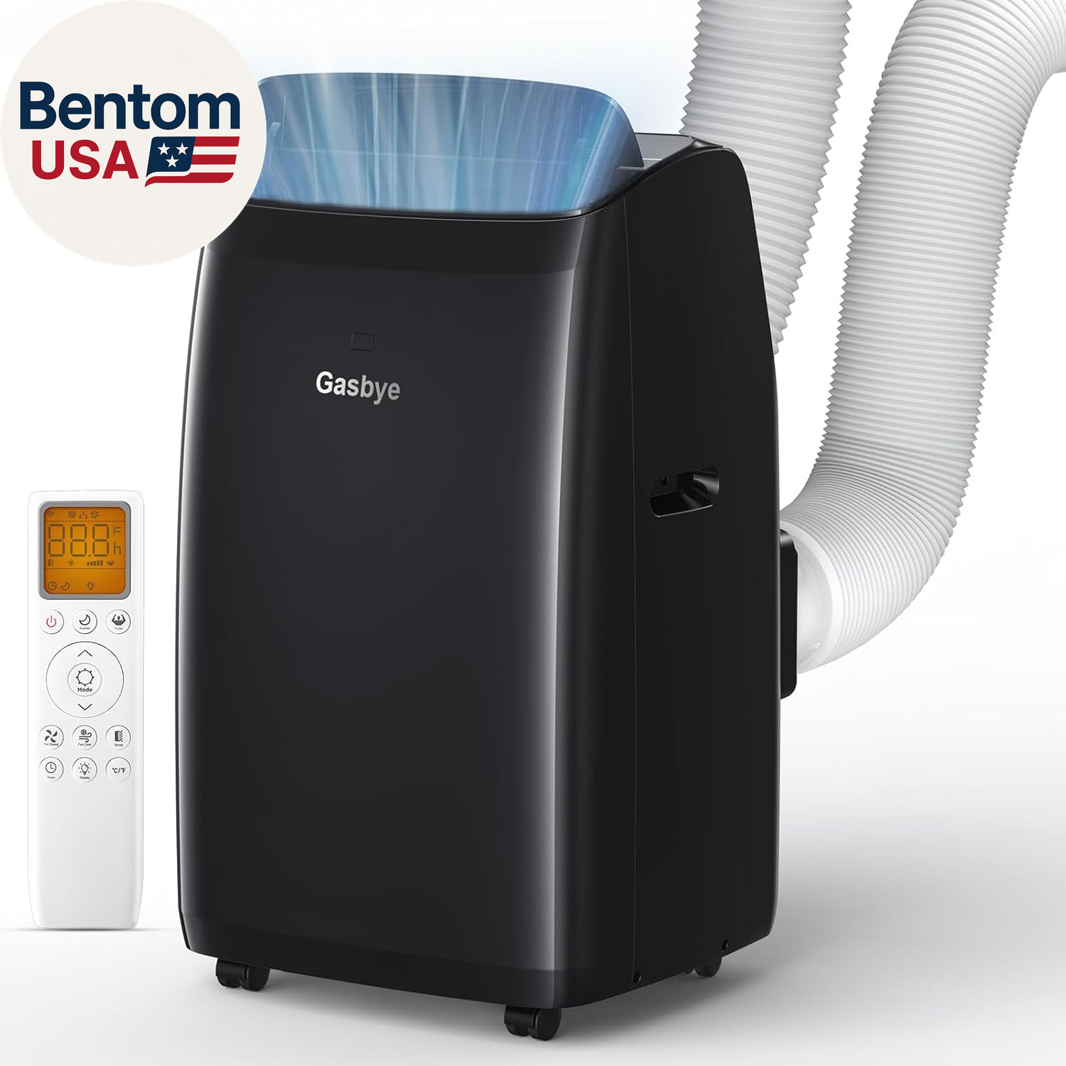 Dual Hose Portable Air Conditioner, [2026 Upgraded] Full DC Inverter Compressor,