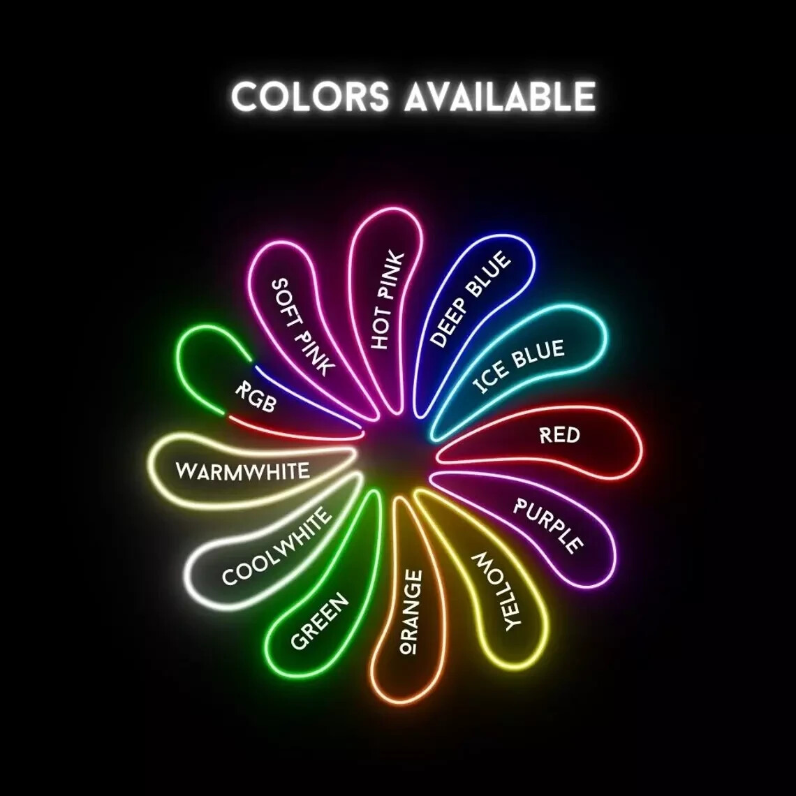 Custom LED Neon Sign – Business, Restaurants, Home Bar, Party, Wedding Décor