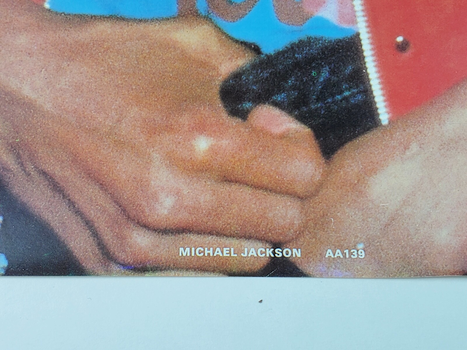 Vintage 1984 Michael Jackson Wall Poster Red Thriller Jacket Young Michael 24×16