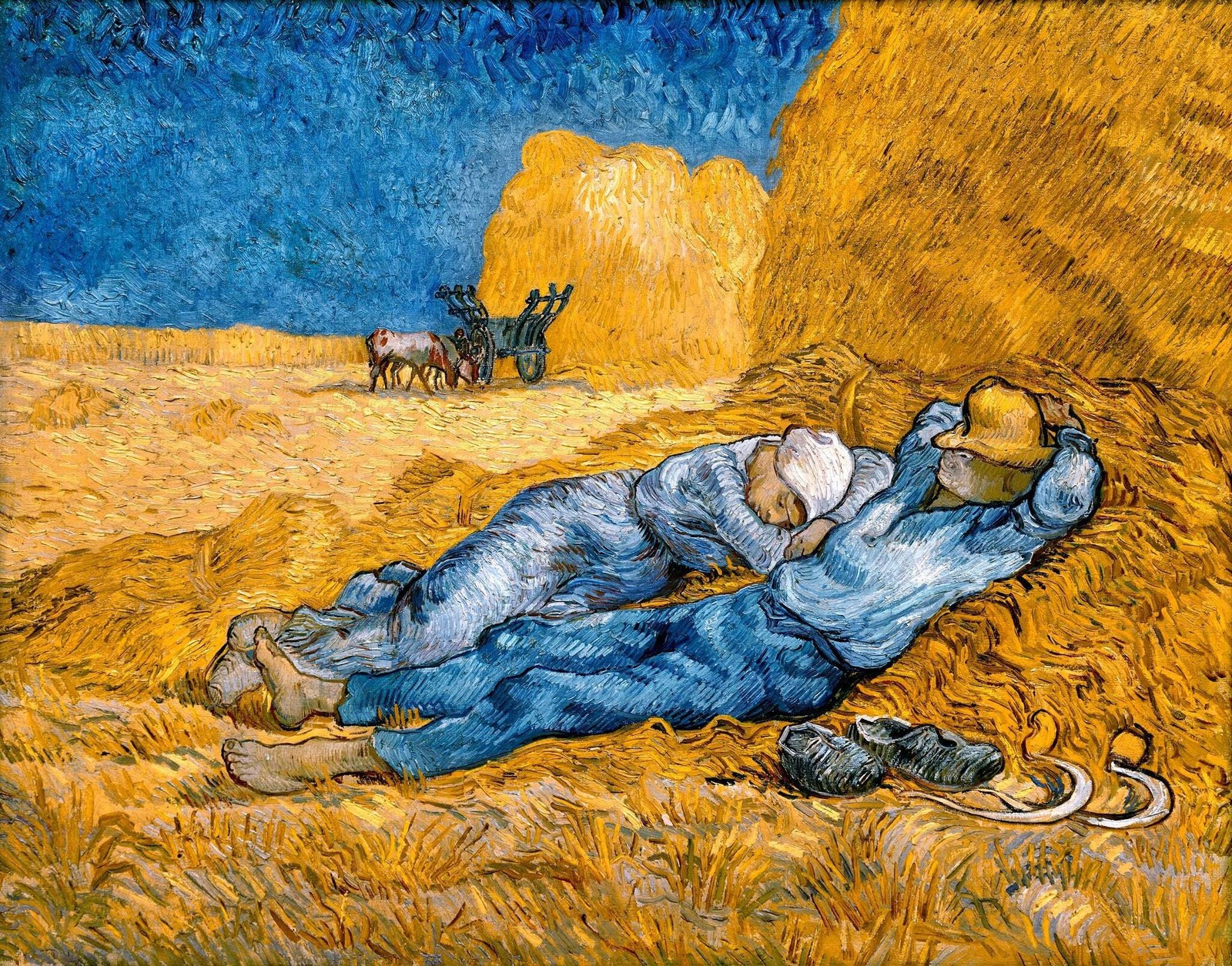 The Siesta – Vincent van Gogh | Giclee Canvas | Canvas Classics