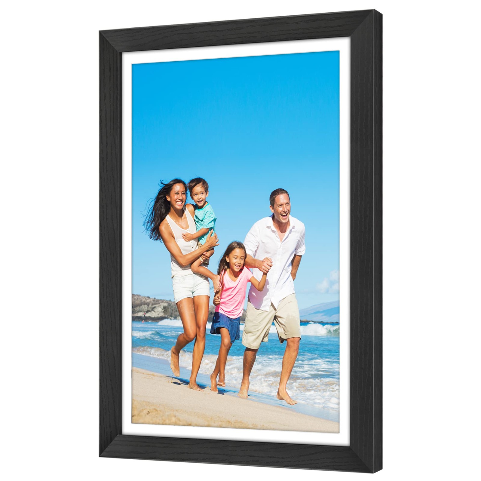 12×18 Poster Frame with ShatterResistant Glass Use as 11×17 Frame with Mat o…