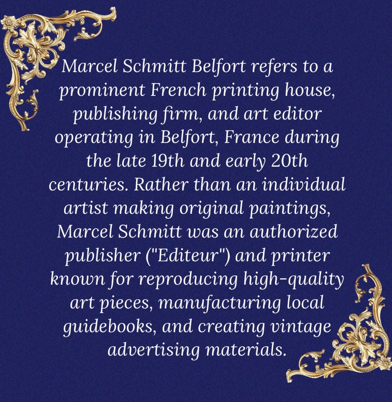 Anthropologie French Framed Picture “FERME” (Closed) Marcel Schmitt Belfort