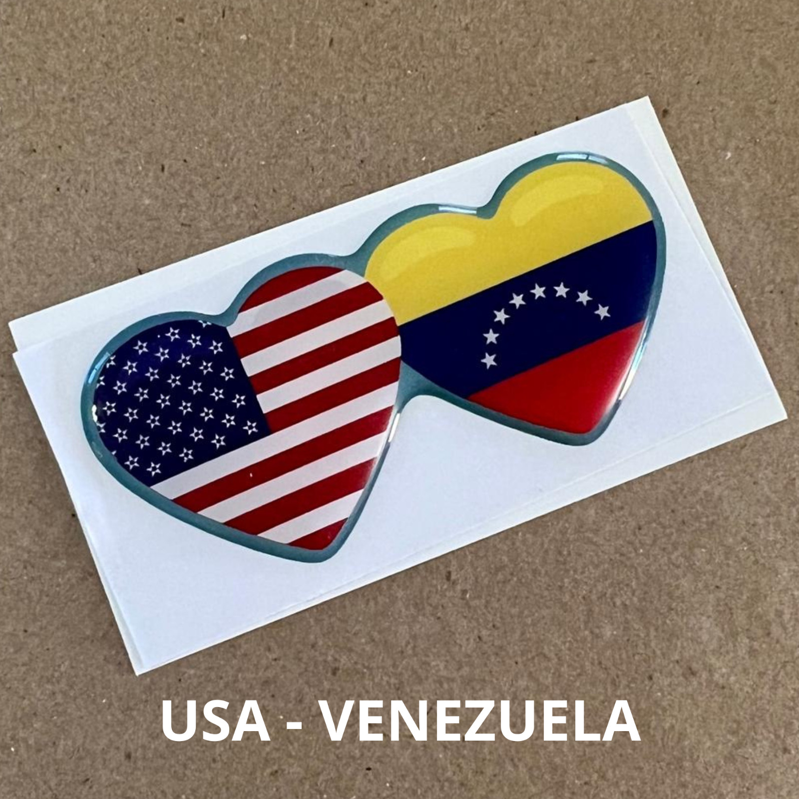 Epoxy resin dome 3d gel sticker Adhesive Crystal Flags