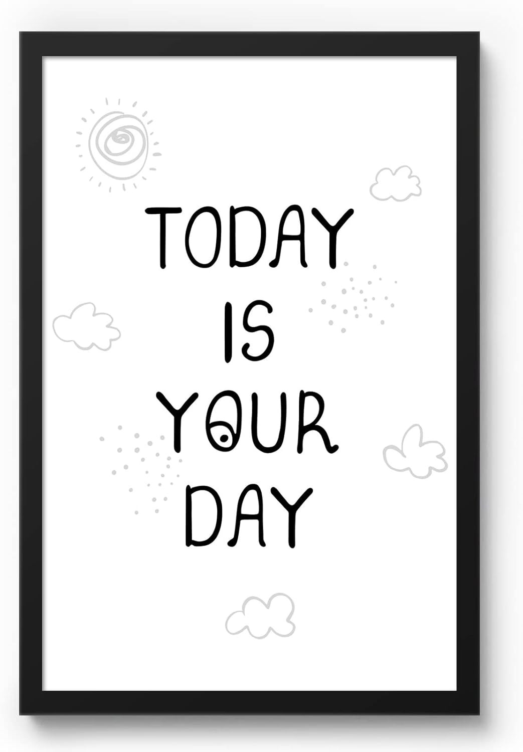 Black 16X24 Black Frame Single Frame 16 X 24 Poster Frame for Artwork Puzzle NEW