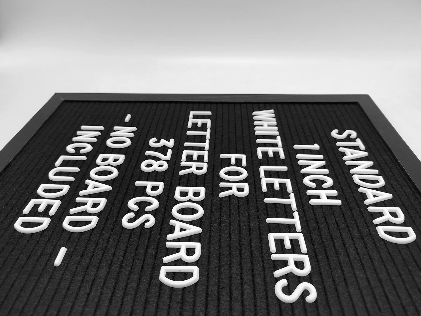 G GAMIT Felt Letter Board Letters Set – Pre-cut 1 Inch, Standard 1 Inch white