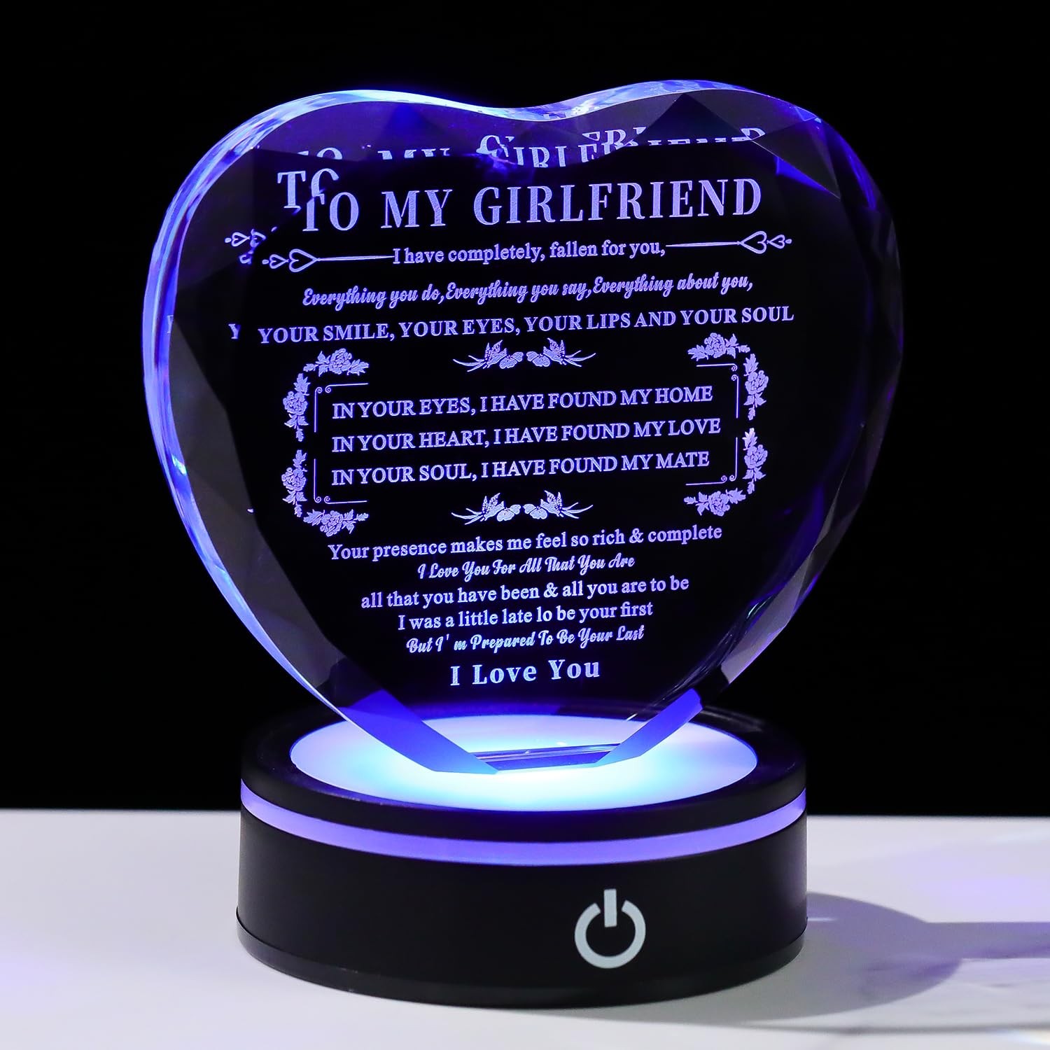 Bluebook Romantic Gifts for Girlfriend from Boyfriend, Transparent