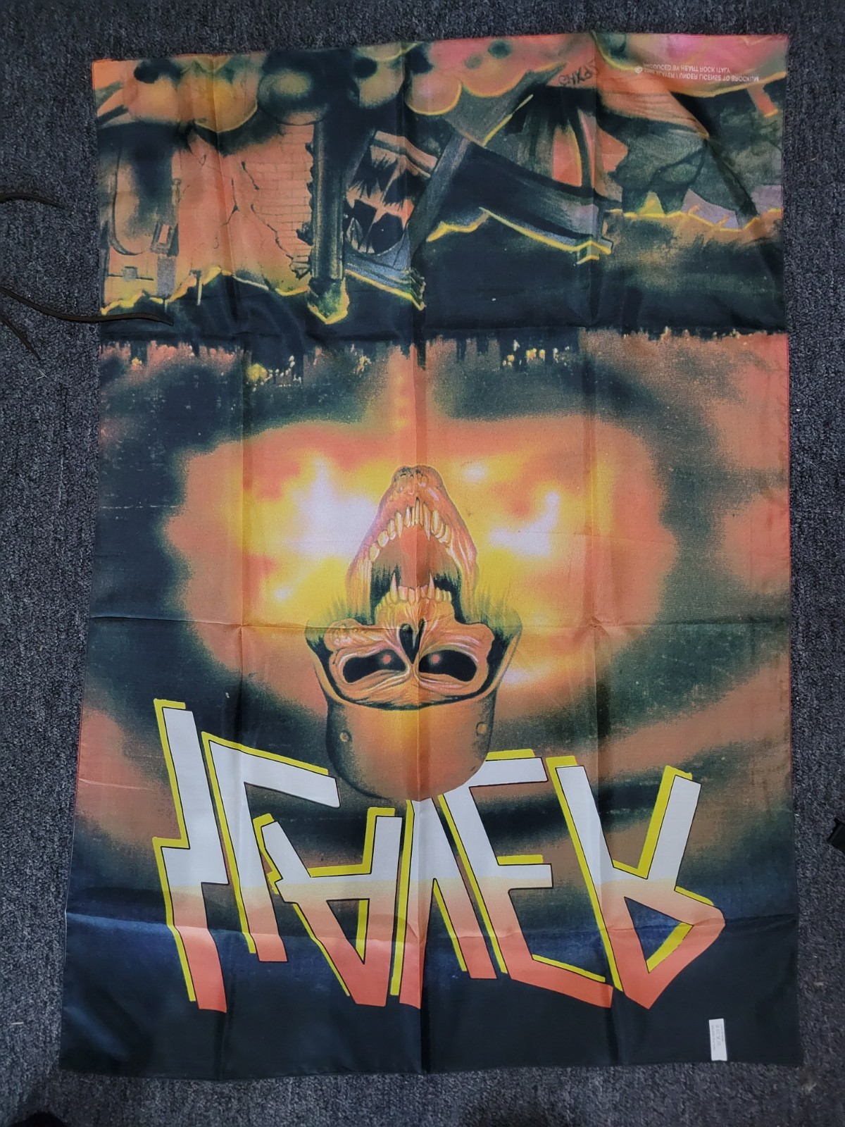 1995 Slayer Skull Flag Rare Vtg Tapestry Poster Banner thrash metal