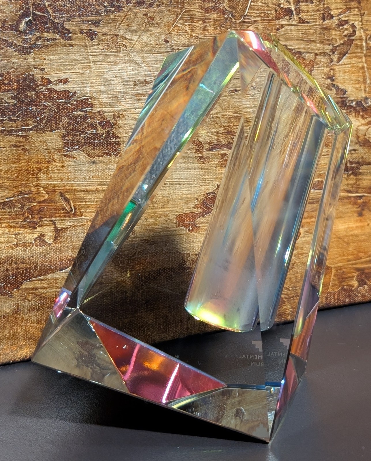 Regenbogen Irregular Vase by Fundamental Berlin–Crystal Glass – Modern Art Vase