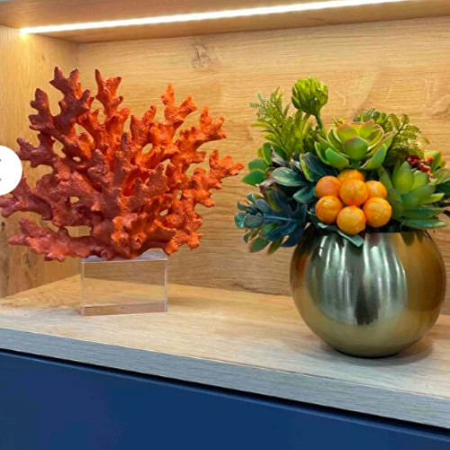 Coral Sculpture Handmade Polyester; Coral Decor Home and Office Ornament Design