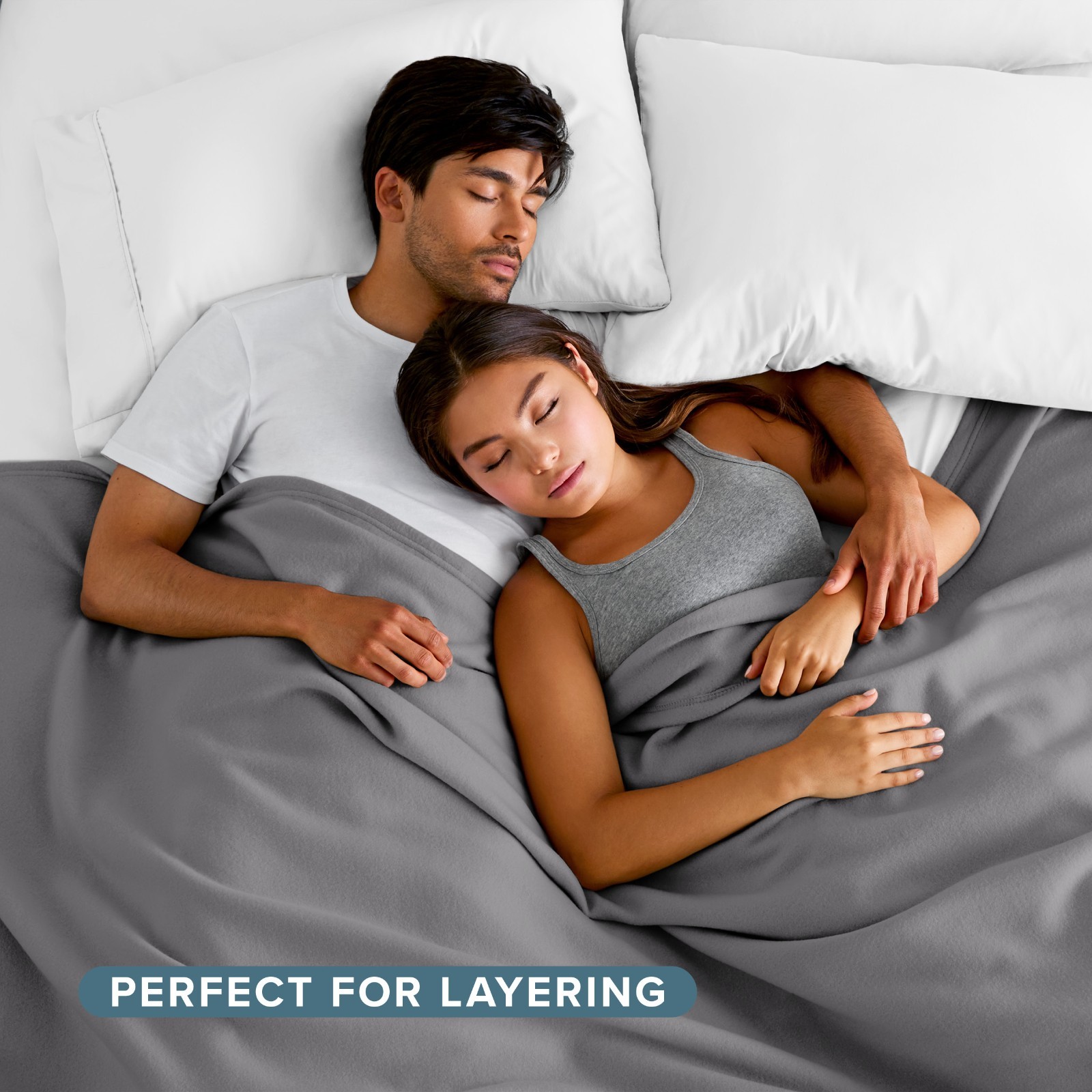 Bare Home Polar Fleece Throw Blanket – Premium Ultra Soft, Ideal for Cold Nights