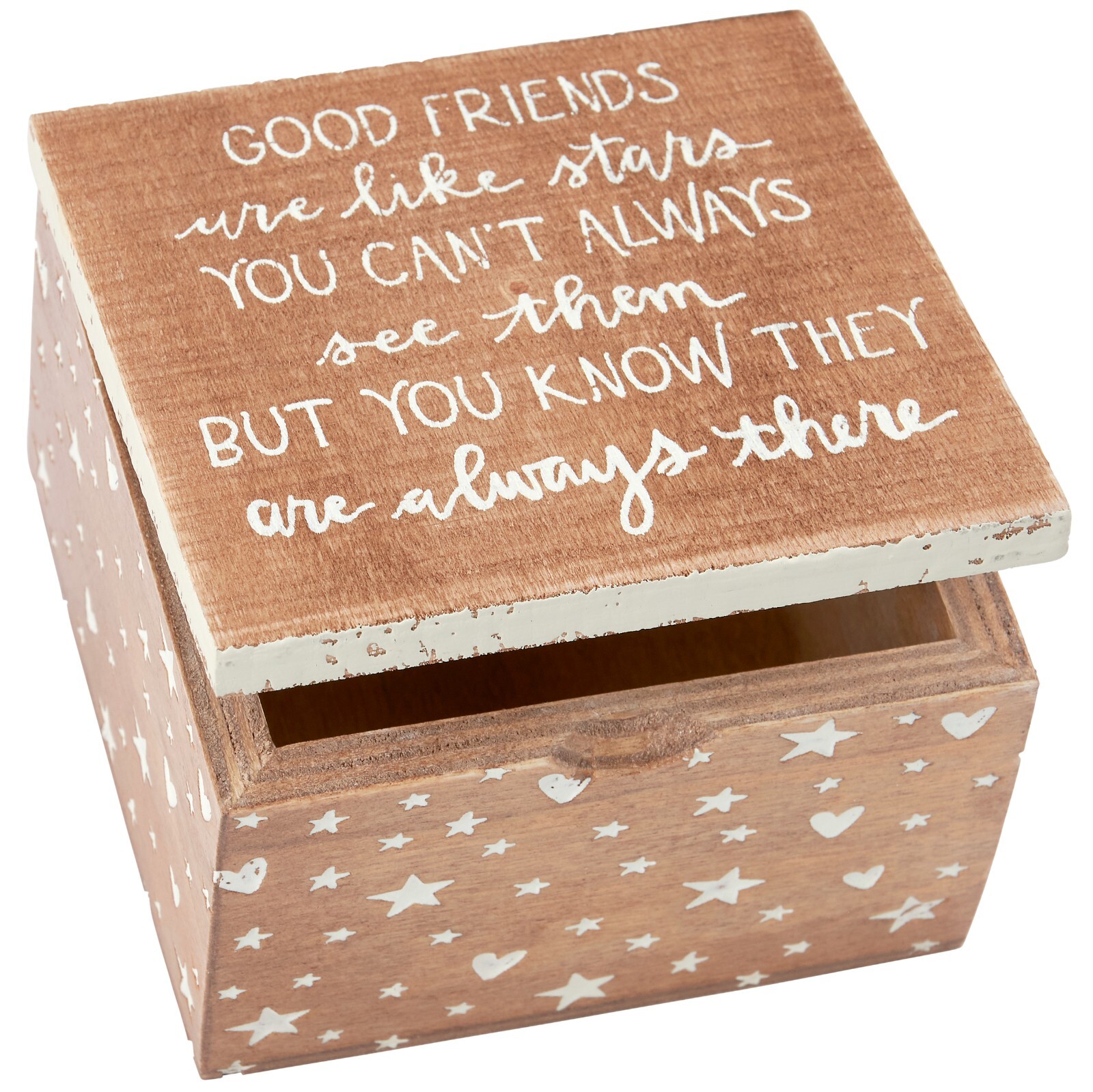 Good Friends Are Like Stars Can’t Always See Them But Know They Are There Box