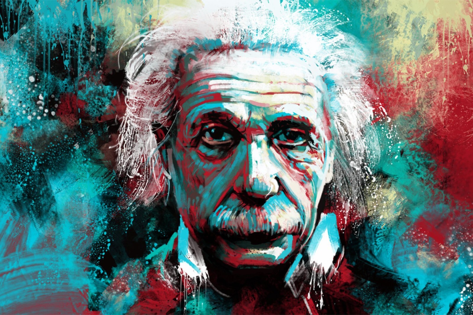 Albert Einstein Poster Wall Art Home Decor Photo Prints 16×24, 20×30, 24×36″