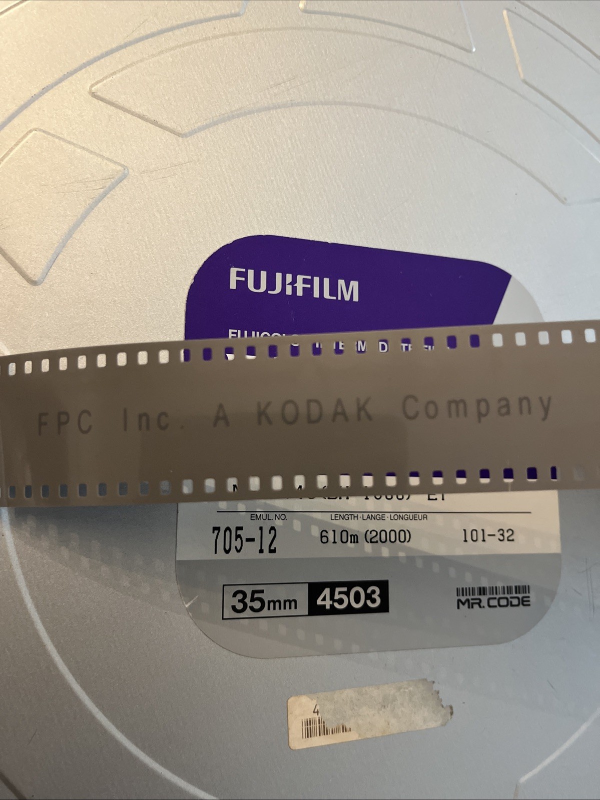 Gray Leader 35mm Movie Film 100ft
