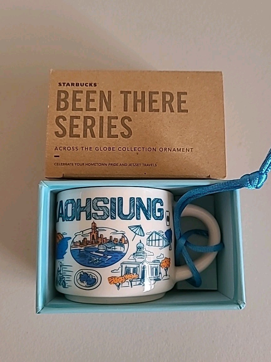 NEW Starbucks Kaohsiung ORNAMENT Mug 2oz Been There Series Espresso Taiwan