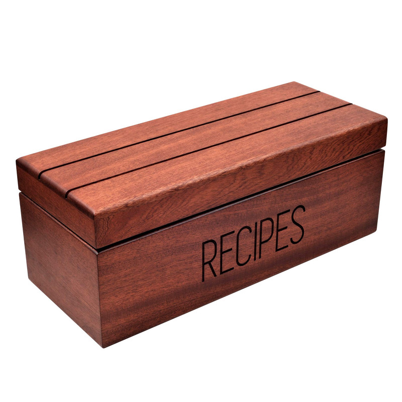 Apace Living Large Sapele Recipe Cards And Dividers By Apace – Vintage Style