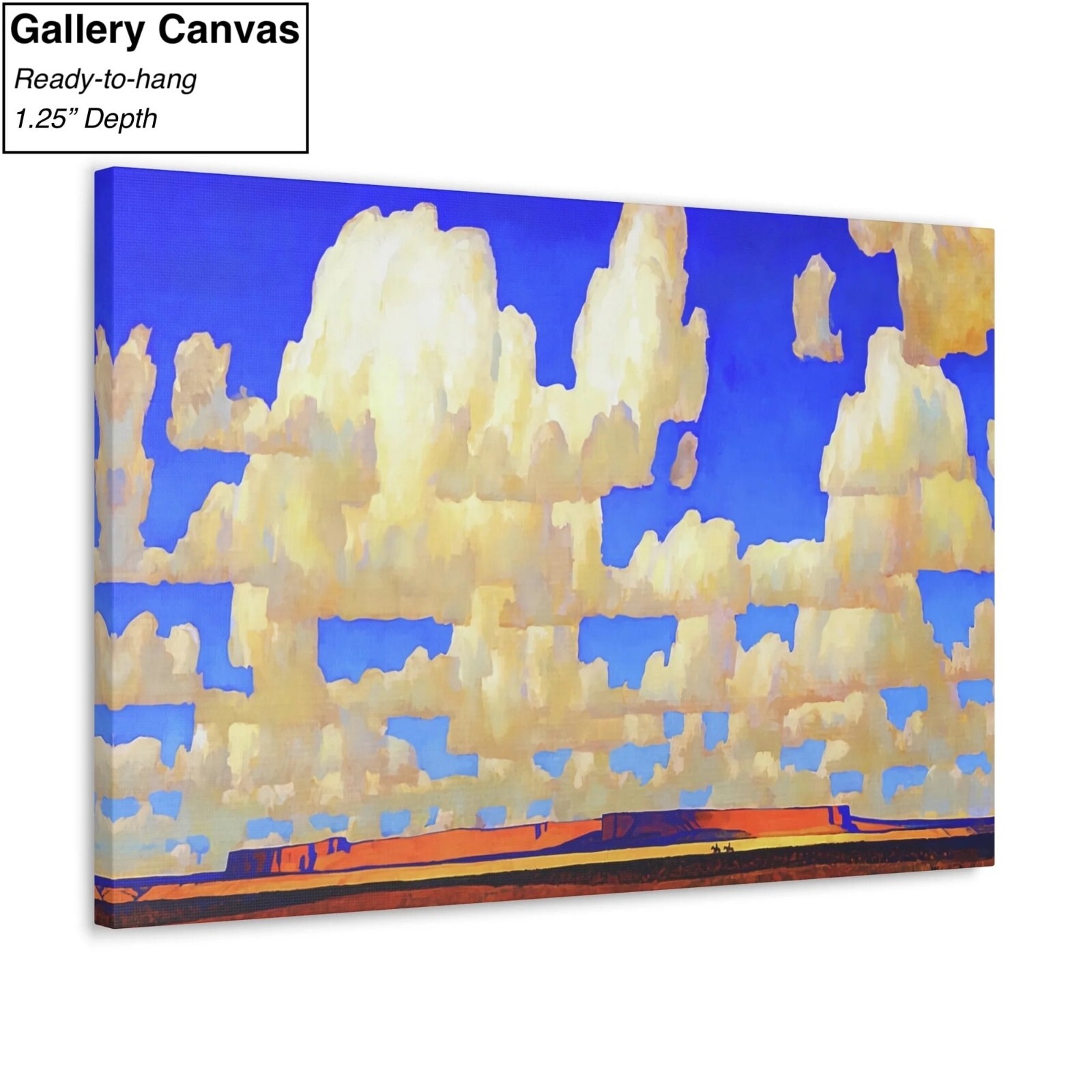 Maynard Dixon Cloud World Canvas/Poster Wall Art – Cloudscape Painting Print