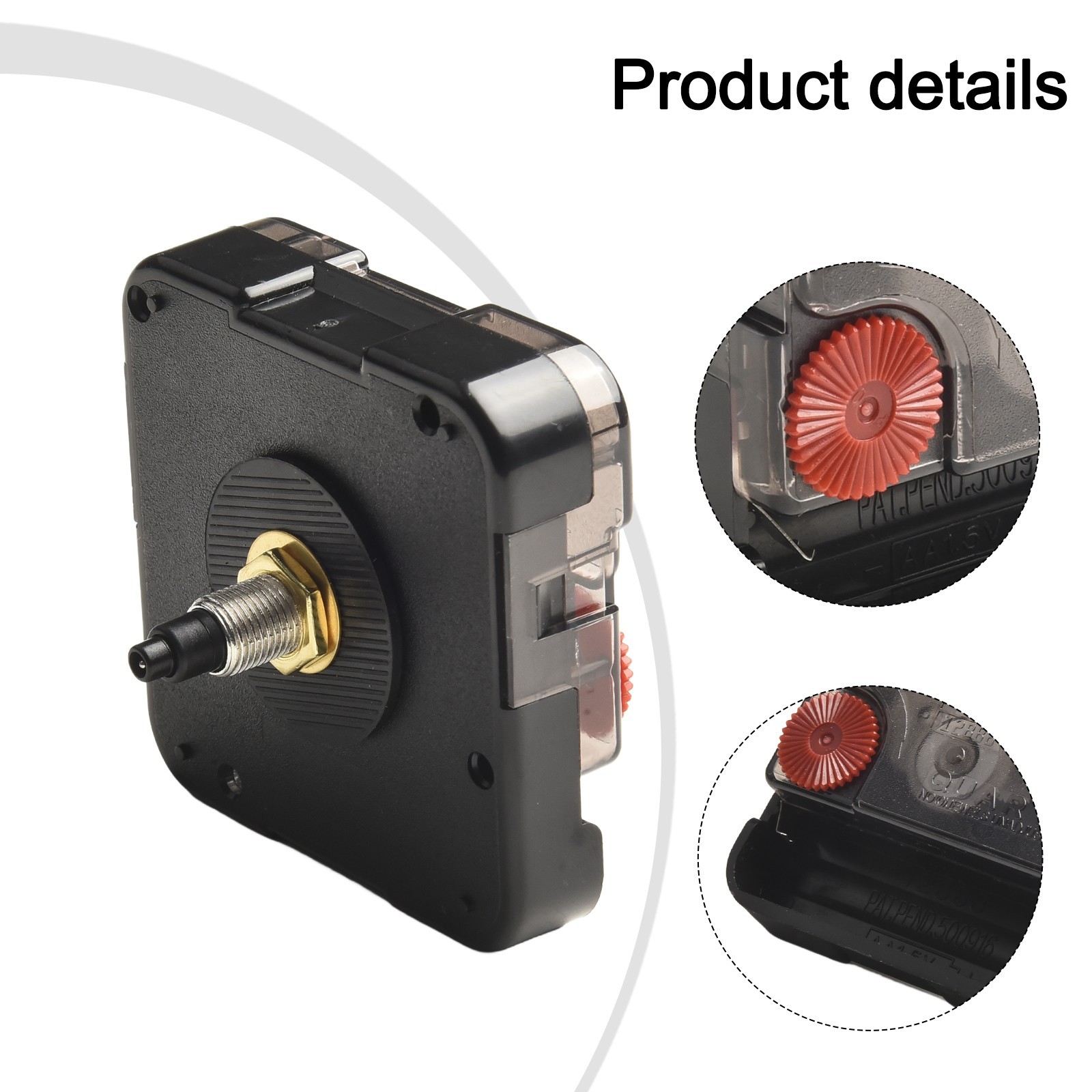 DIY Tool Home Clock Movement Motor Repair Kit 3-hand 5 Movements Metal