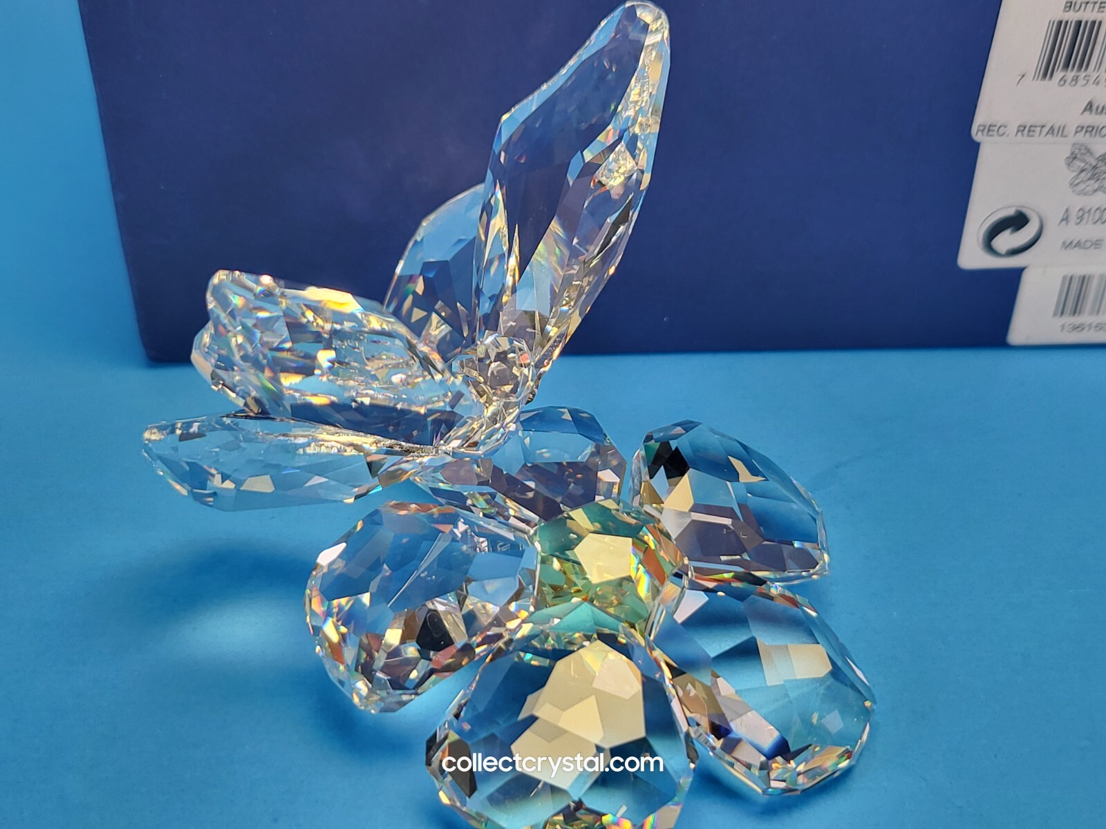 Retired Swarovski Figurine 840190 Butterfly Flower 3 5/16in – The Secret Garden