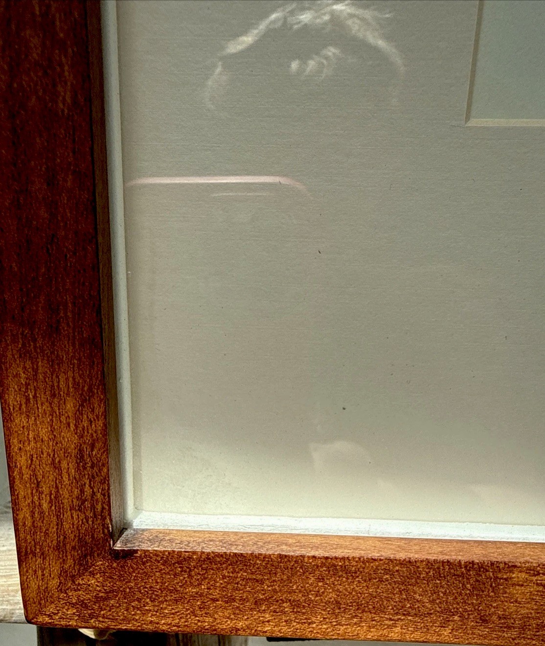 Pottery Barn Wood Gallery Mahogany Frame – 14″ x 17″ w/ 8″ x 10″ Mat