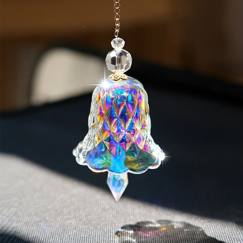 Rainbow Crystal Suncatcher Prism Chandelier Pendant Hanging Ornament Home Decor