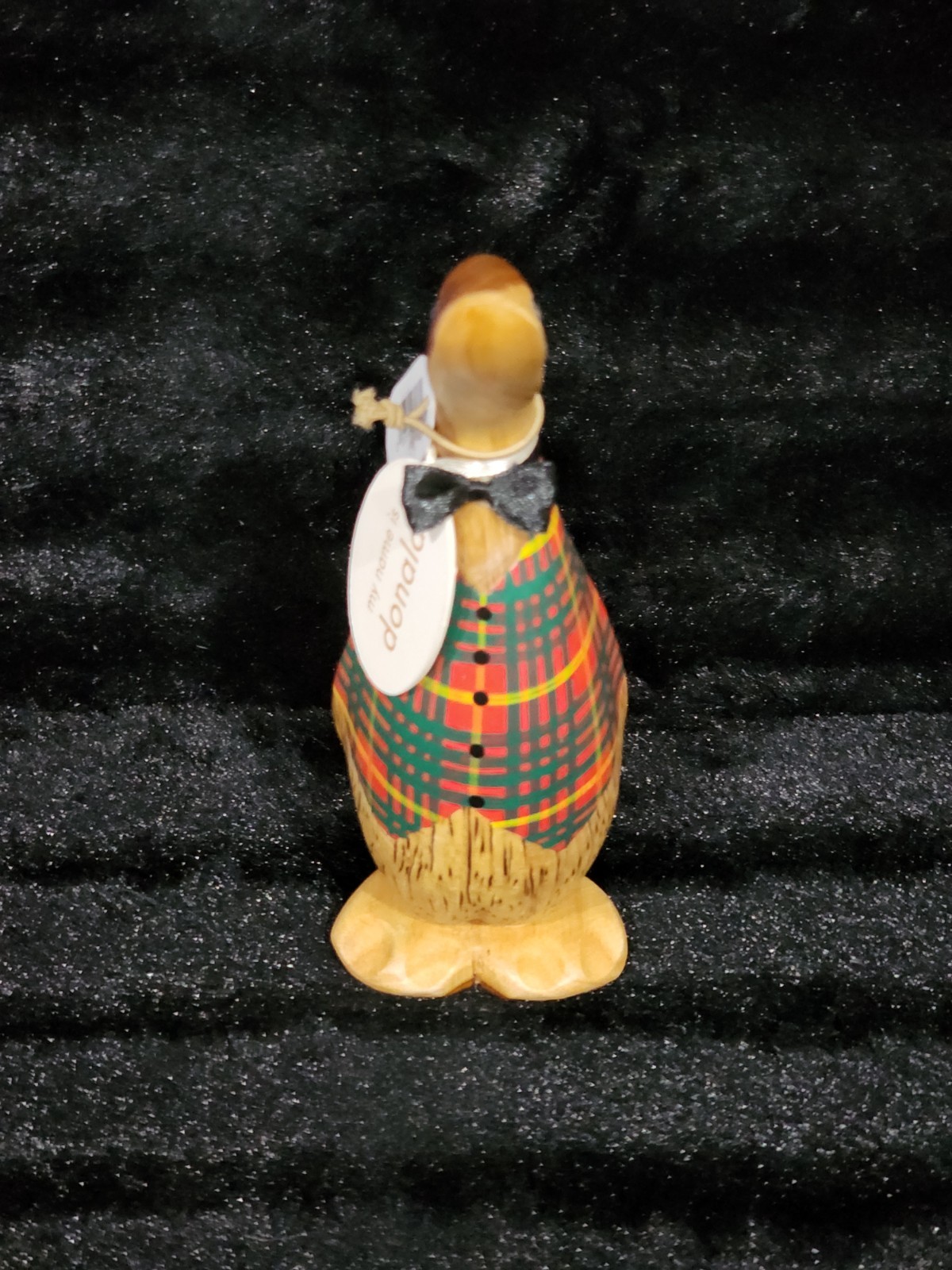 DCUK Tartan Waistcoat Duckling DONALD 7.5″ The Duck Company Bowtie Plaid Gaelic