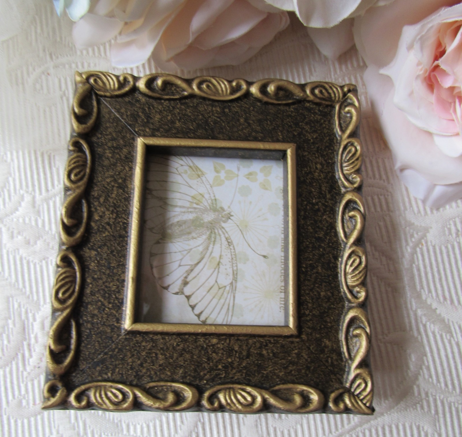 Baroque Frame Set,3 Antiqued Gold,Victorian,Events,Mini Mix Match Frames,2×3 set