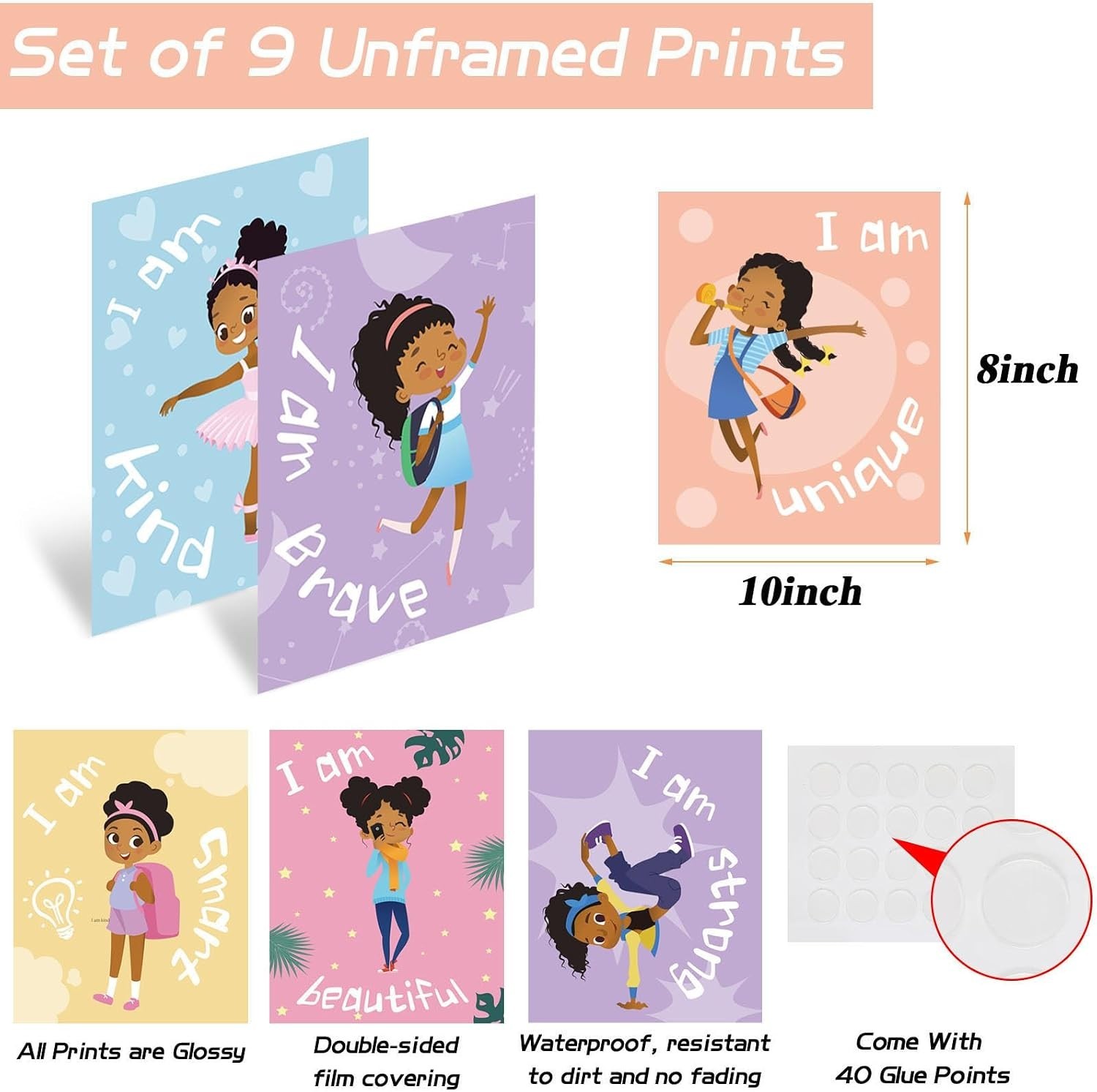 Transform Your Space: 9 Motivational Black Girl Art Prints for Kids’ Rooms