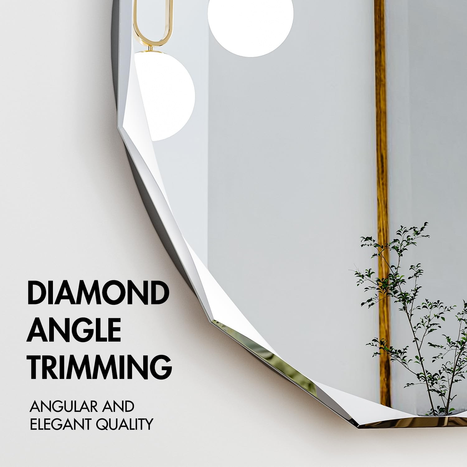 Single Beveled Edge Circle Mirror Frameless Wall Mount Round Bathroom Vanity …