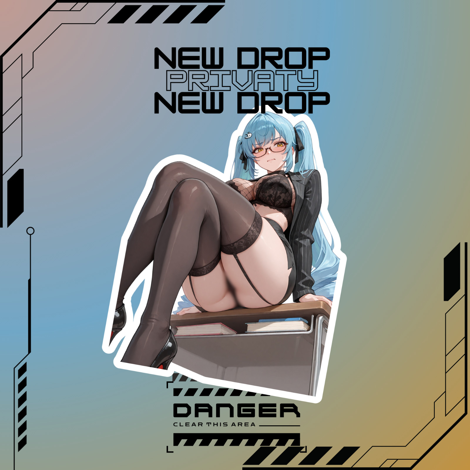 Privaty | Nikke | Anime Girl Waifu Sticker Decal