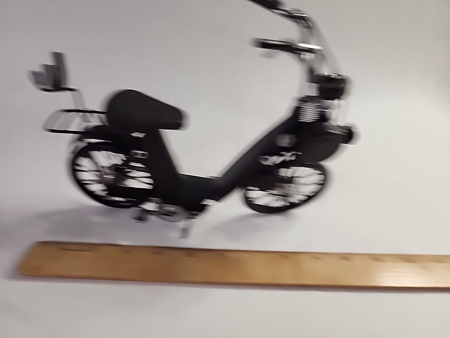 Sagebrook Home Scooter Bicycle Black Metal 10 Inch EUC