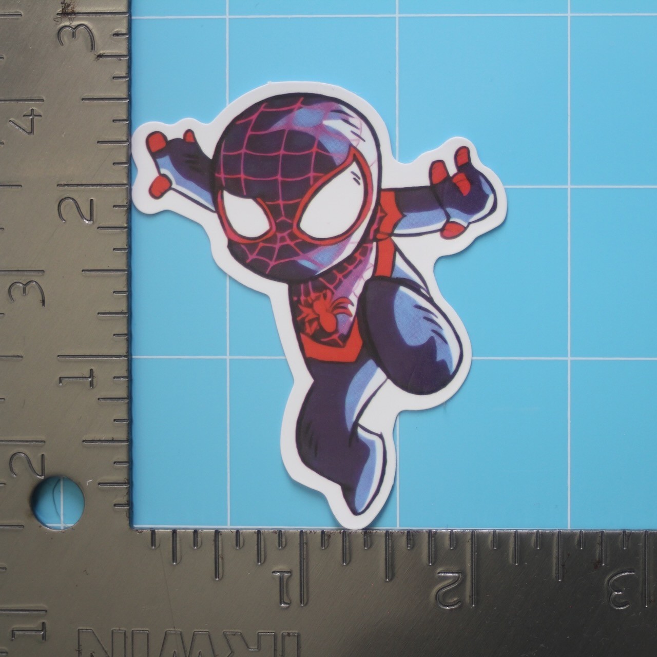 Marvel Universe Sticker (MILES MORALES SPIDER-MAN) MCU Superheroes, Gloss Decal