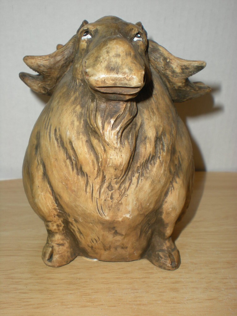 Large Moose Figure Sculpture with Secret compartment Evergreen Home &Garden RARE