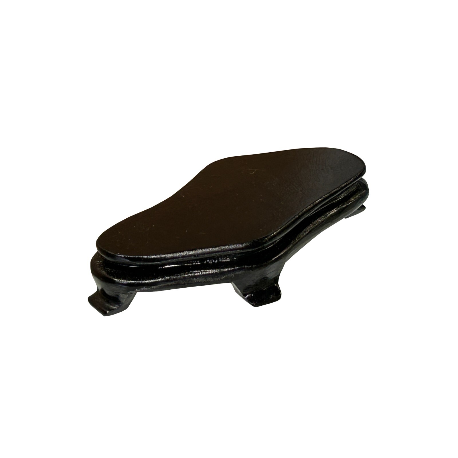 3.75″ Dark Brown Wood Irregular Shape Display Stand Riser Easel ws4127