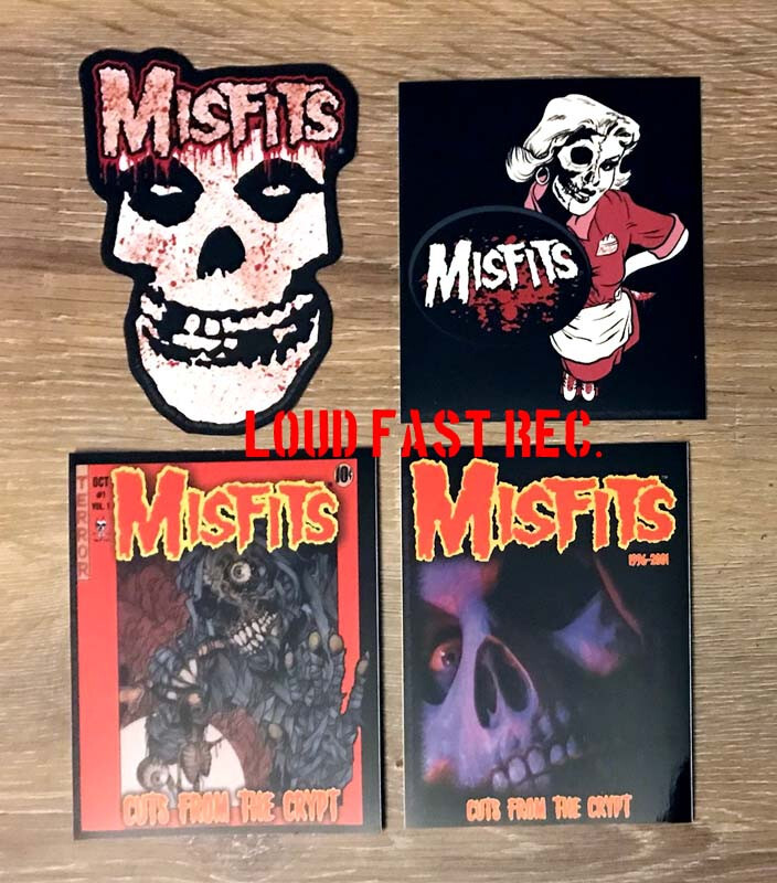 MISFITS CUTS FROM THE CRYPT STICKER SET DECAL LOT official licensed merchandise