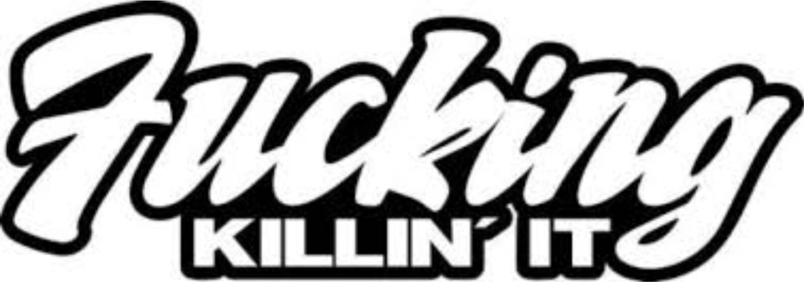 6″ F*CKING Classy Script Decal Offensive Funny Rude Humor Adult JDM Meme noBS