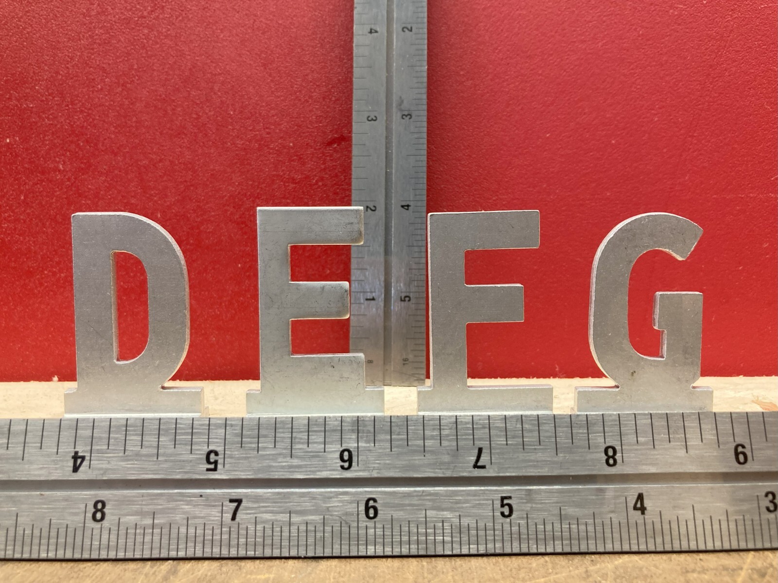 Aluminum Mailbox Letters