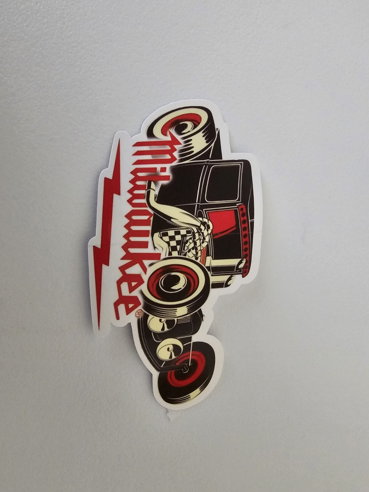 milwaukee hot rod vinyl stickers