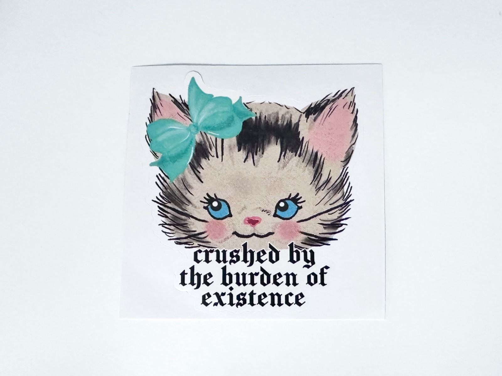 Sarcastic Cat Sticker Decal Funny Humor Joke Laptop Tablet Phone Tumbler Journal