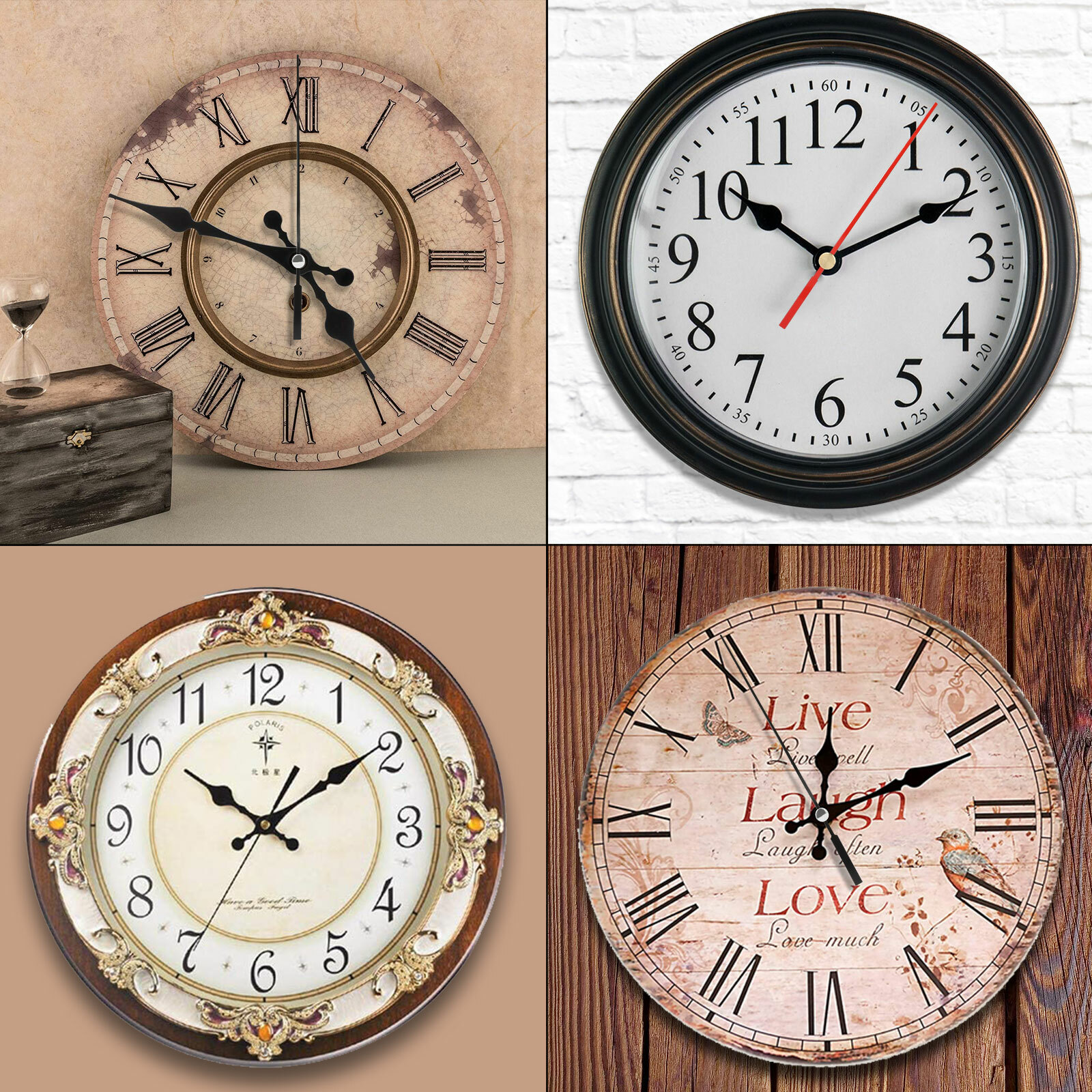 DIY Wall Quartz Clock Movement Mechanism Replacement Repair Kit Tool Parts Hands