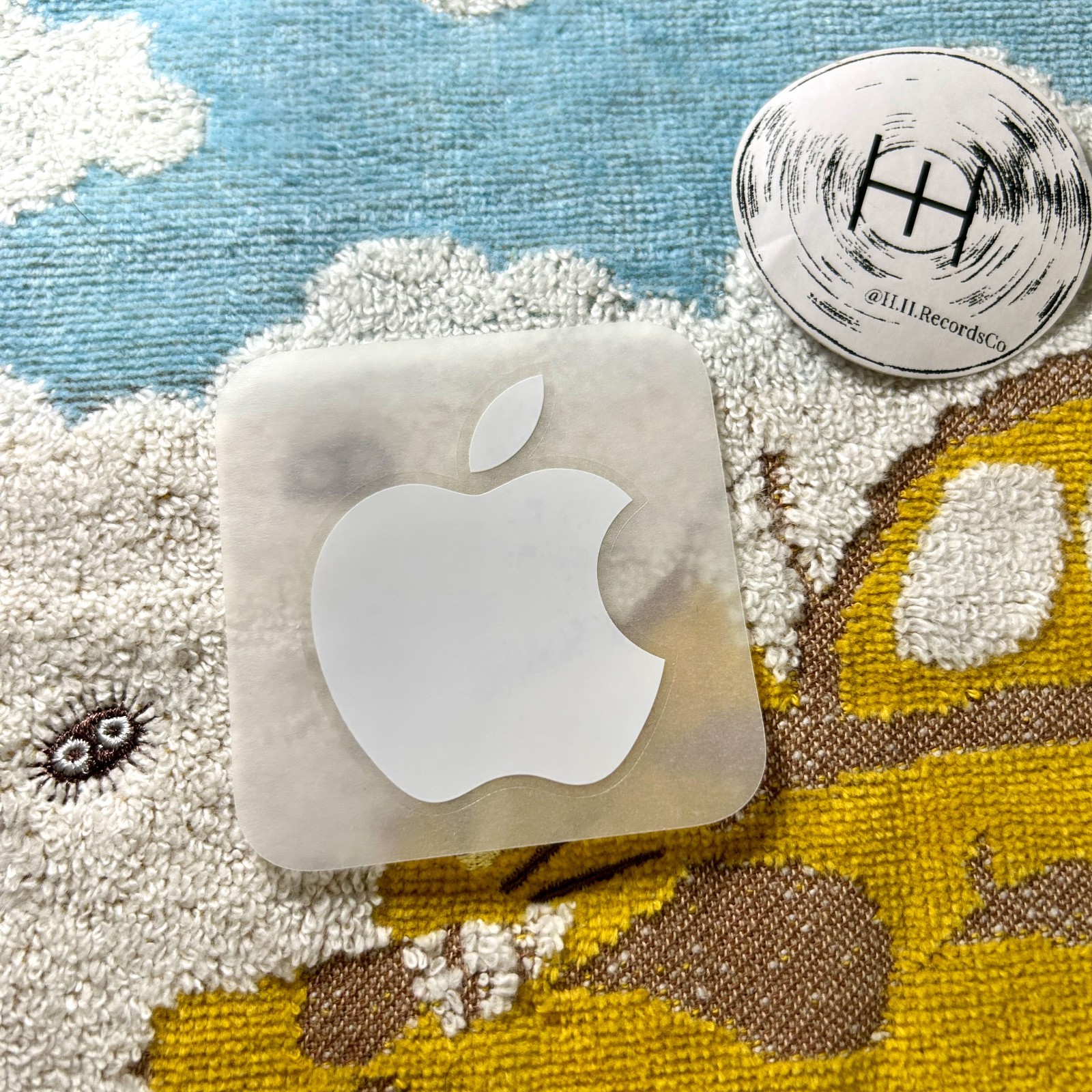 Apple Official Logo Sticker Laptop Decal 2″ White OEM Original